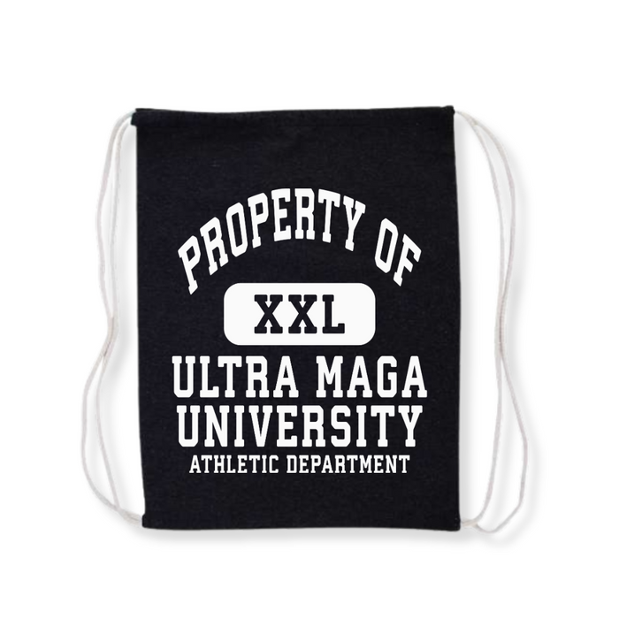 Property of Ultra MAGA University Drawstring Bag (3 Colors)
