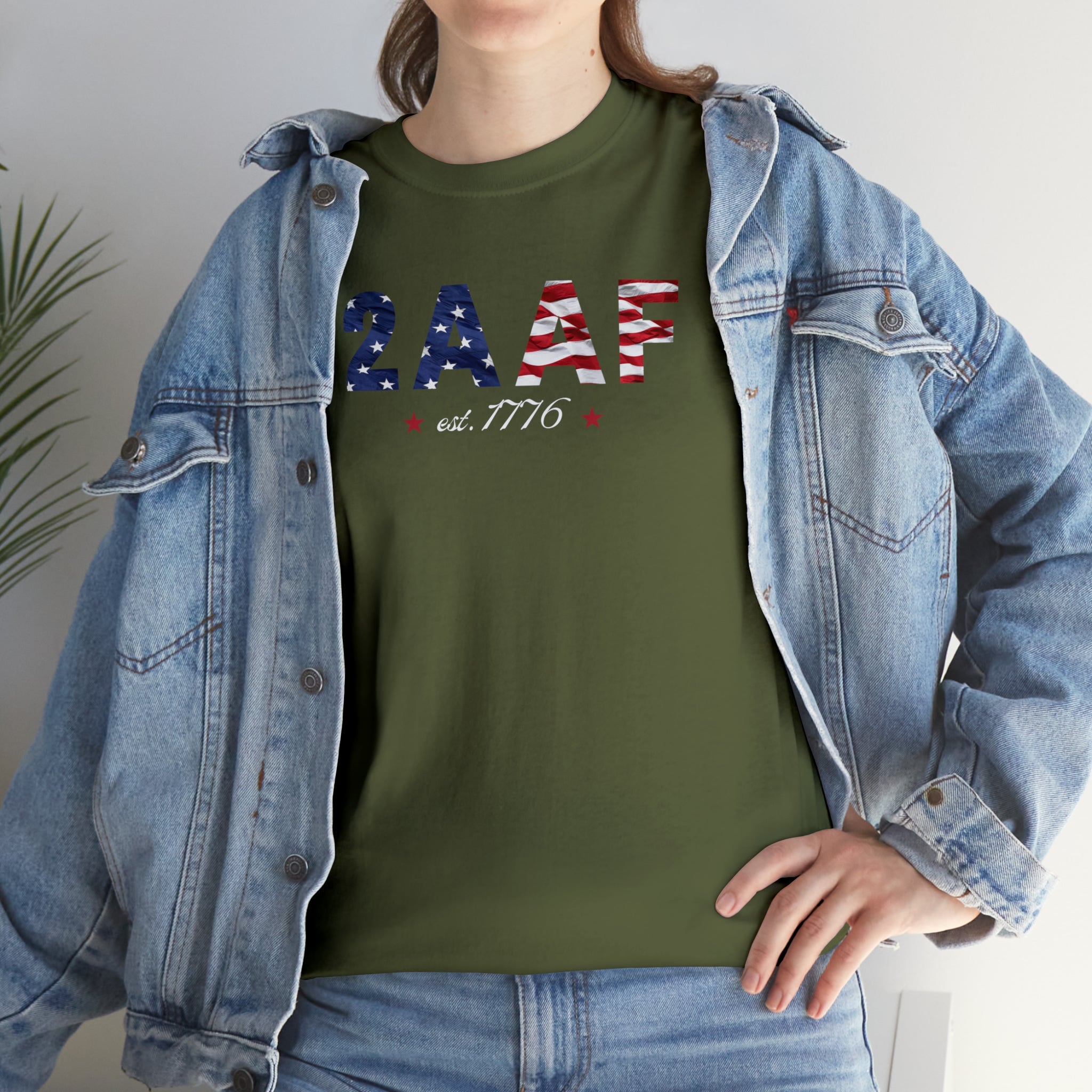 2A AF est 1776 Unisex T-Shirt - PatriotDepot.com