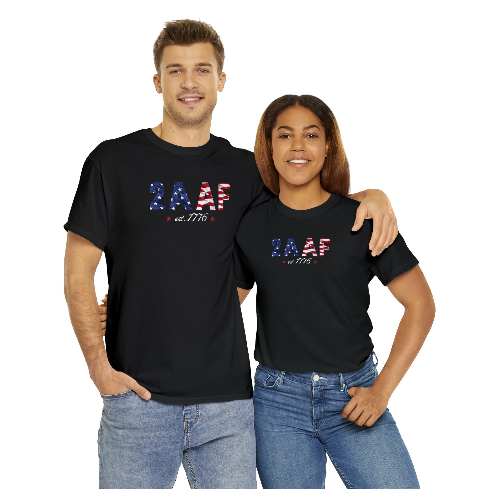 2A AF est 1776 Unisex T-Shirt - PatriotDepot.com