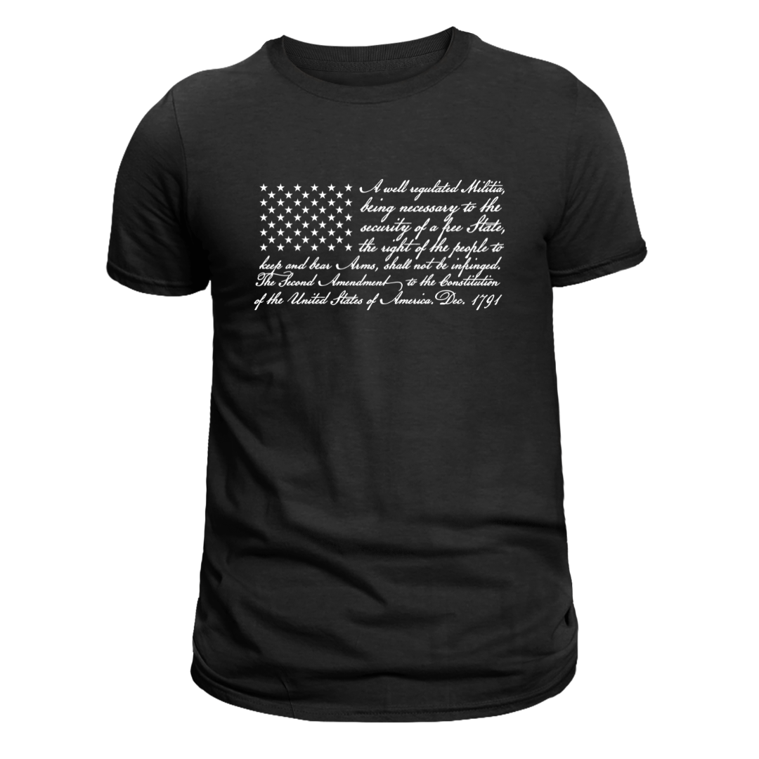 2nd Amendment Flag T-Shirt - PatriotDepot.com
