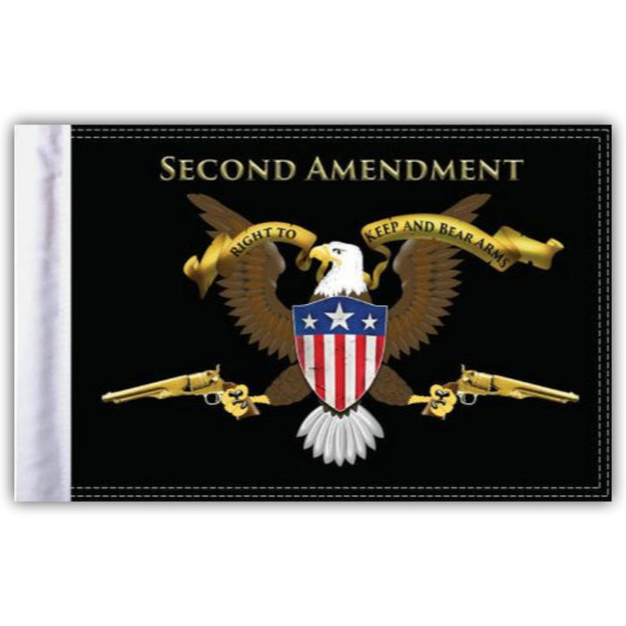 2nd Amendment Eagle Crest 3'x5' Flag