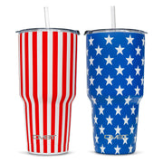30 oz Insulated Stainless Steel Tumbler | Dual-Function Lid - PatriotDepot.com