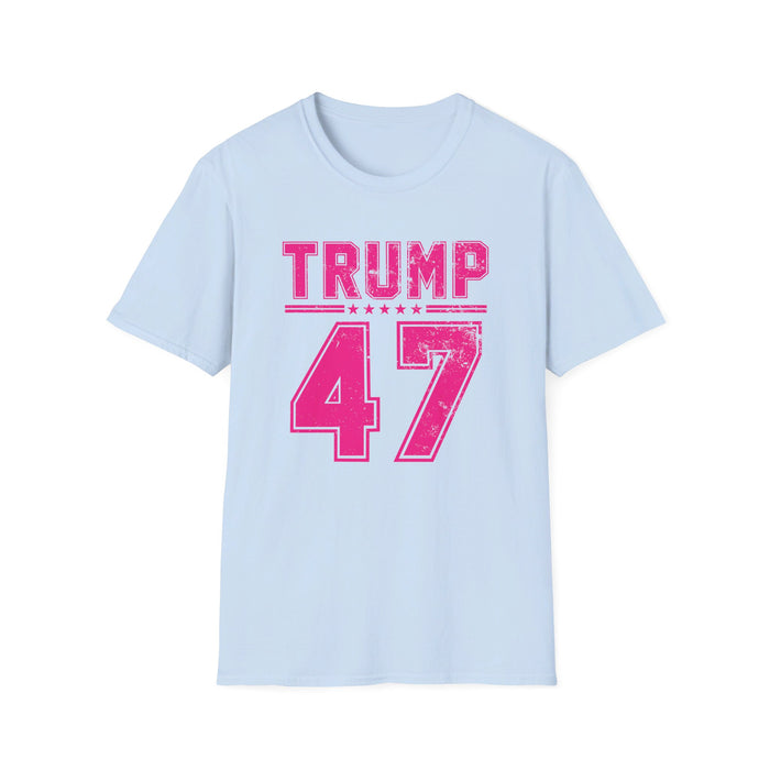 Trump 47 Hot Pink T-Shirt