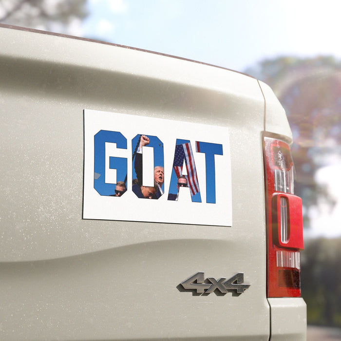 GOAT Fight Car Magnet