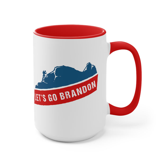LET'S GO BRANDON, HIKING C1 Mug (2 sizes, 2 colors)