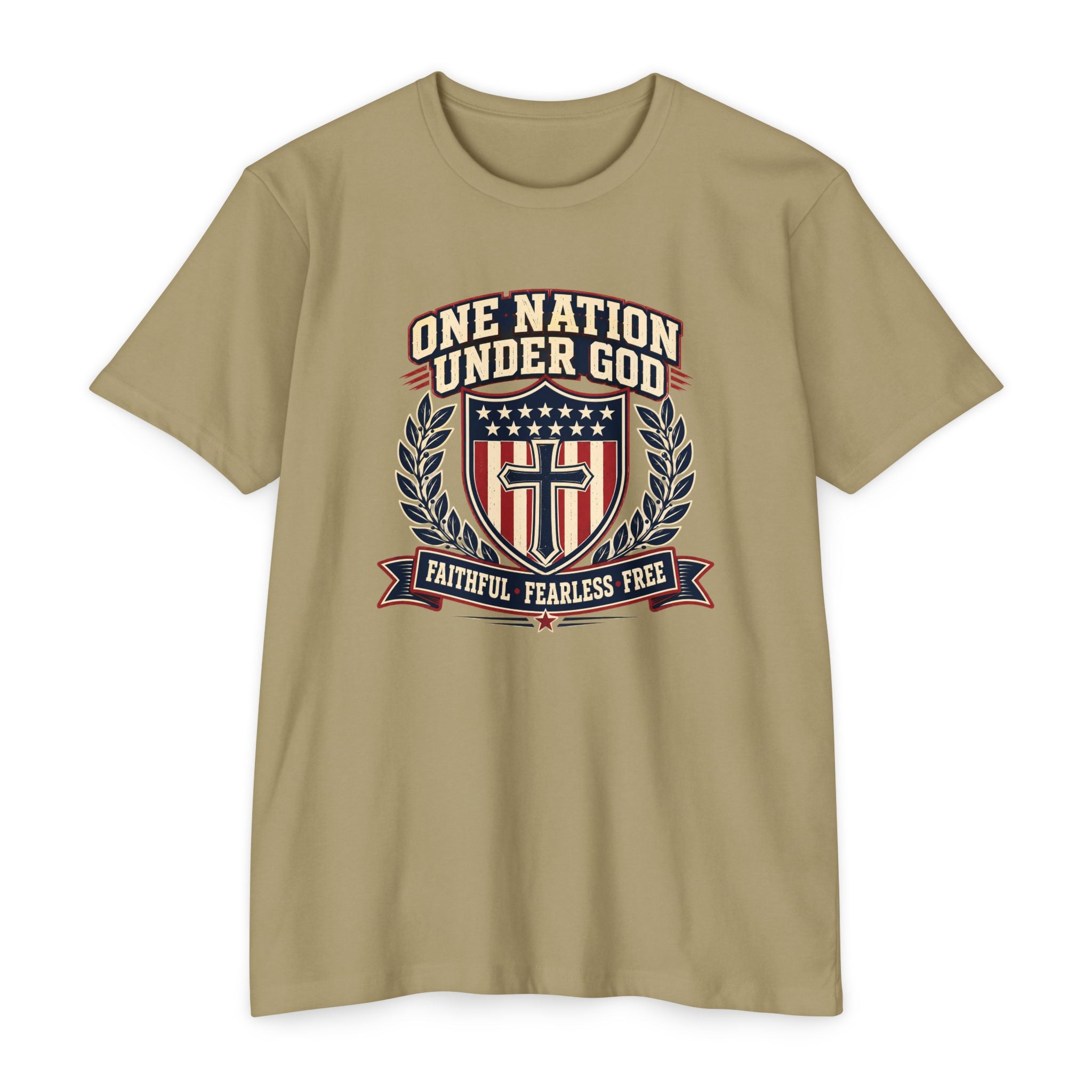 One Nation Under God T-Shirt — Faithful Fearless Free