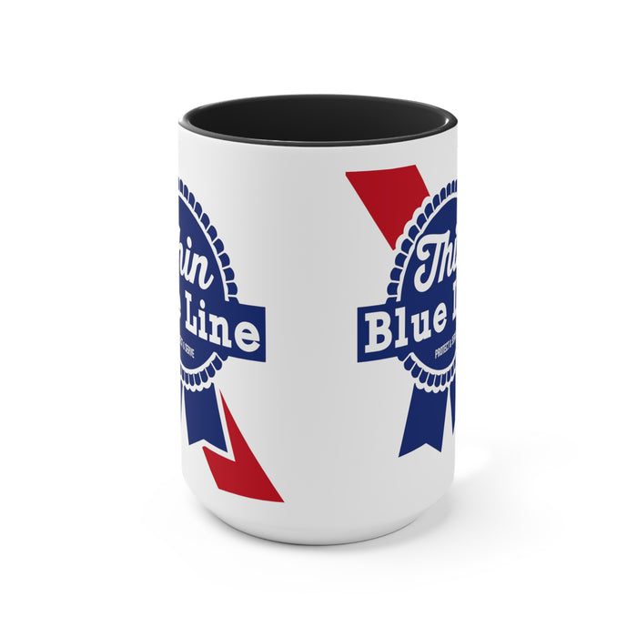 Thin Blue Line Mug (2 Sizes, 3 Colors)