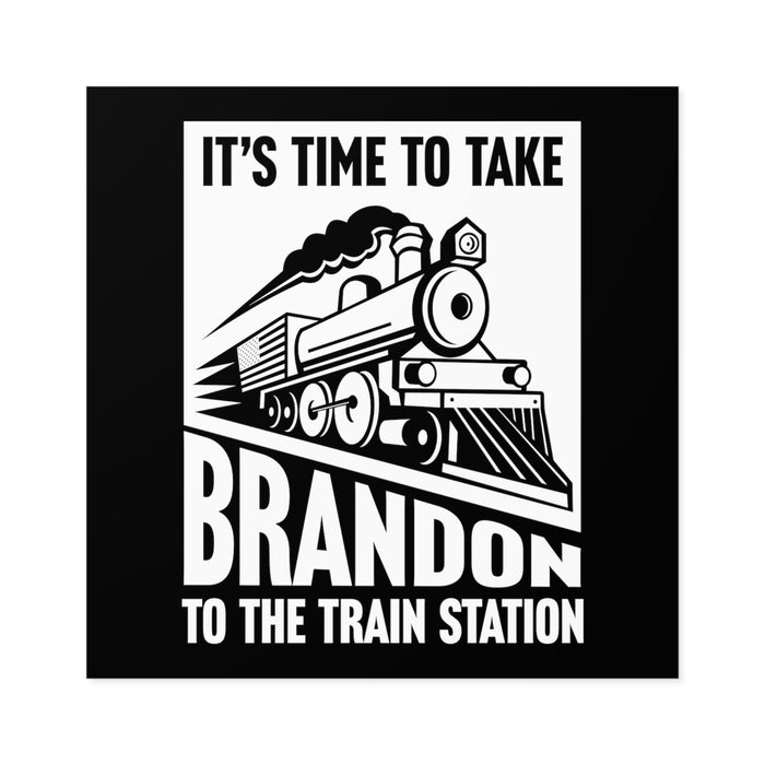 Brandon Train Station Sticker (Indoor\Outdoor)