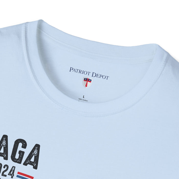 Exclusive MAGA 2024 I'm Voting for the Convicted Felon T-Shirt (Front & Back Design)