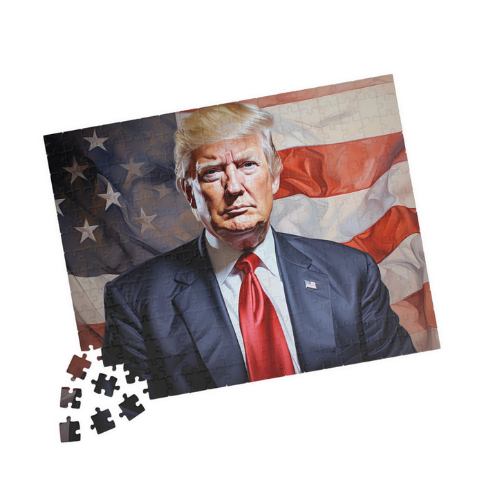 Trump Patriotic Puzzle (110, 252, 500, or 1014-piece)