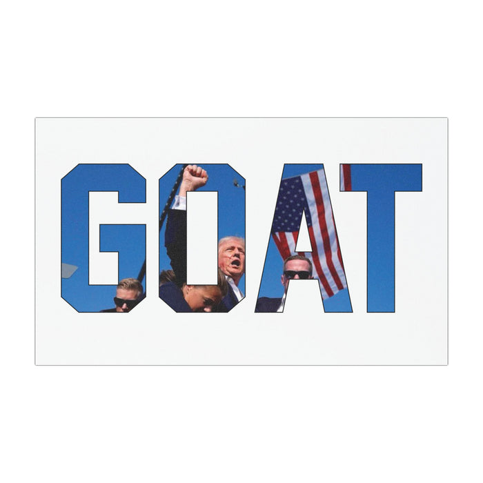 GOAT Fight Car Magnet