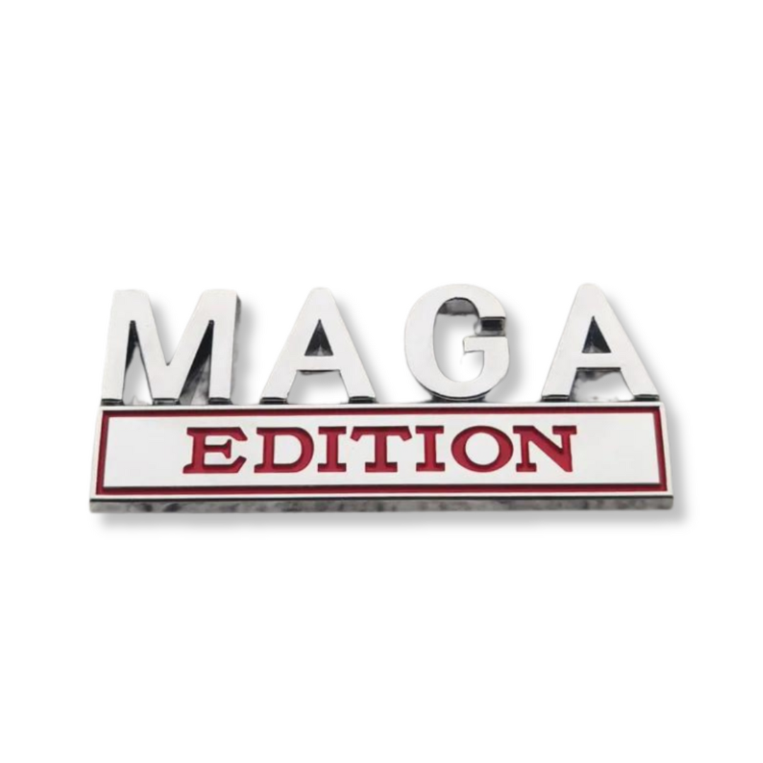 MAGA Edition Auto Emblem (4 Designs) — PatriotDepot.com