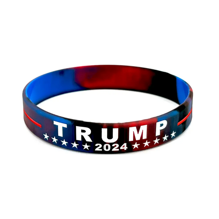 Trump 2024 Silicone Bracelets (3-Pack)