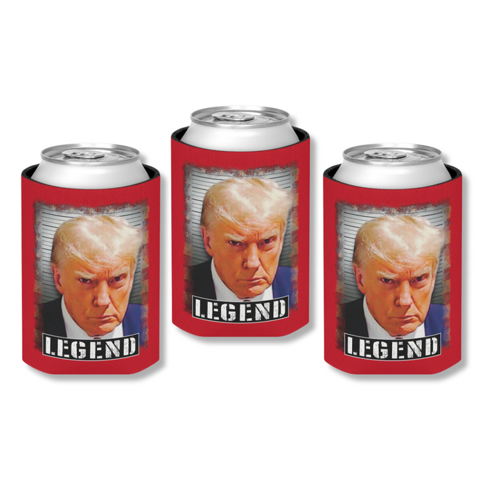 Trump Mugshot LEGEND Can Cooler (Exclusive)