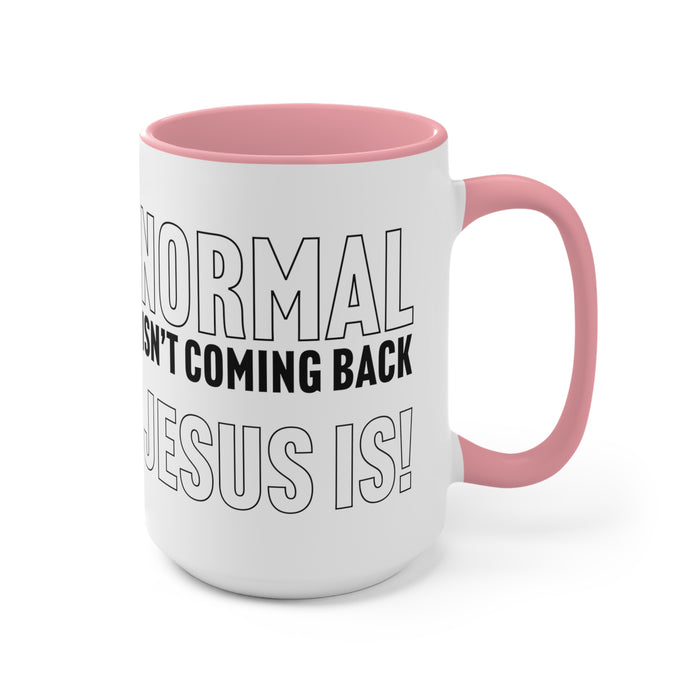 Jesus Is Mug (2 sizes, 3 colors)