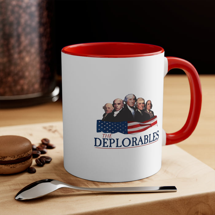 Deplorable Founding Fathers Mug (2 sizes, 2 colors)