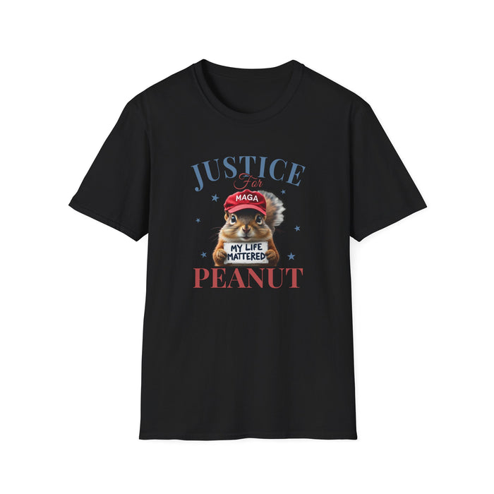 Justice for Peanut T-Shirt (MAGA Hat Edition)