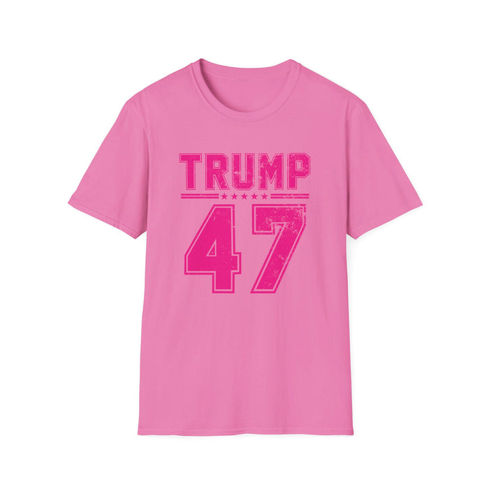 Trump 47 Hot Pink T-Shirt