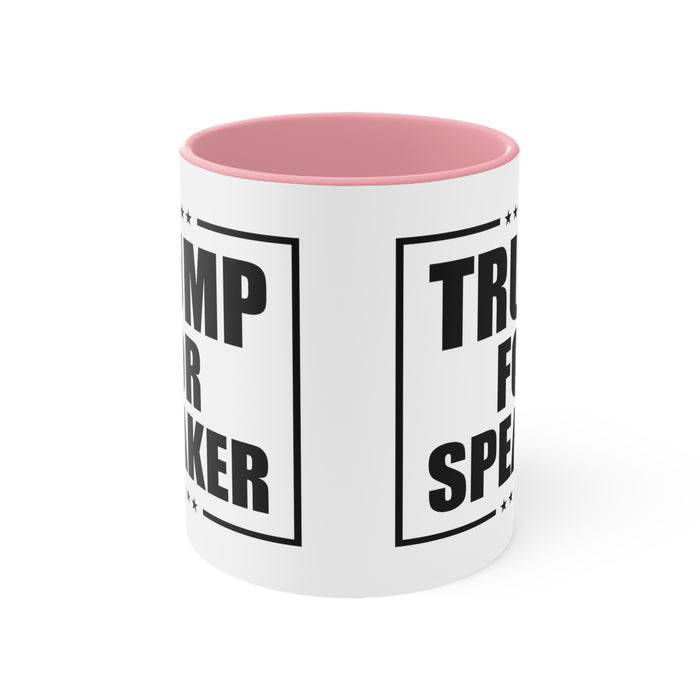 Trump for Speaker (Logo Design) Mug (2 Sizes, 3 Colors)