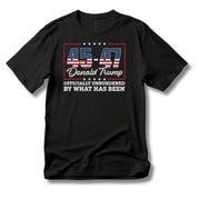 45 - 47 Donald Trump "Officially Unburdened by What Has Been" T-Shirt - PatriotDepot.com