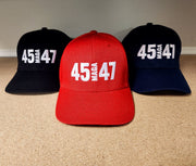 45 MAGA 47 Custom Embroidered Hat (3 Color Options) - PatriotDepot.com