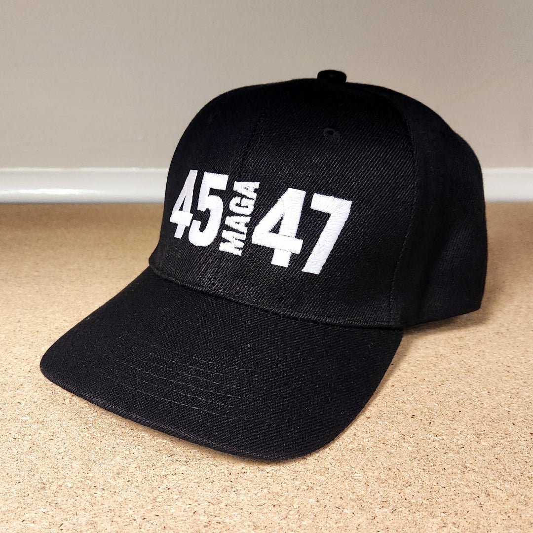 45 MAGA 47 Custom Embroidered Hat (3 Color Options) - PatriotDepot.com