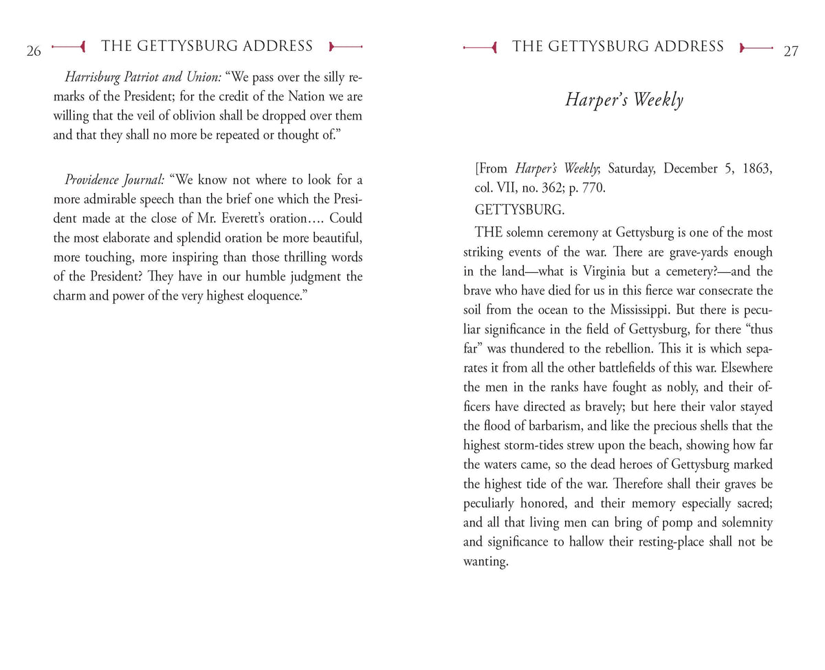 The Gettysburg Address by Abraham Lincoln | Pocket Hardcover