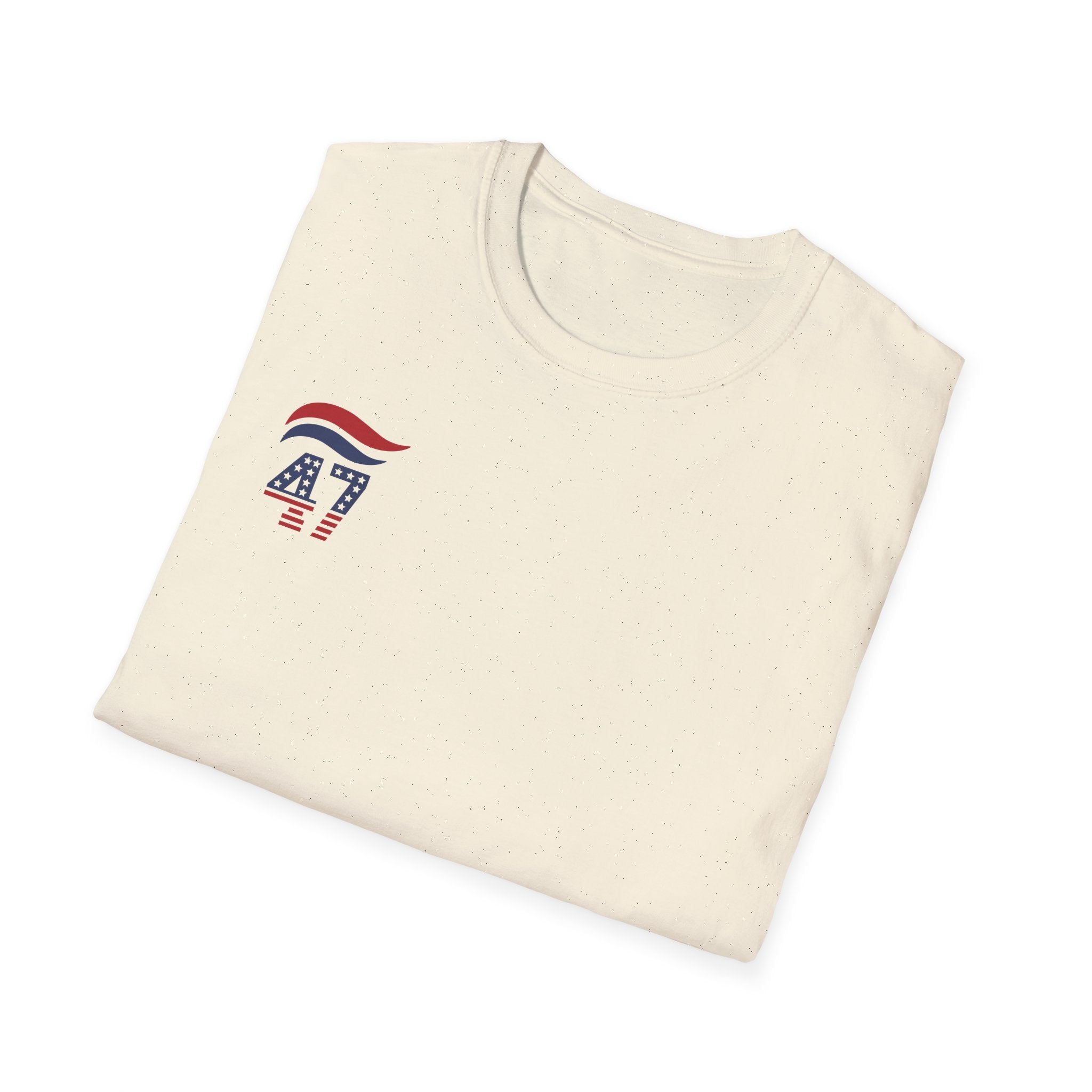 47 Stars and Stripes T-Shirt (Front/Back Design) Red, White & Blue - PatriotDepot.com