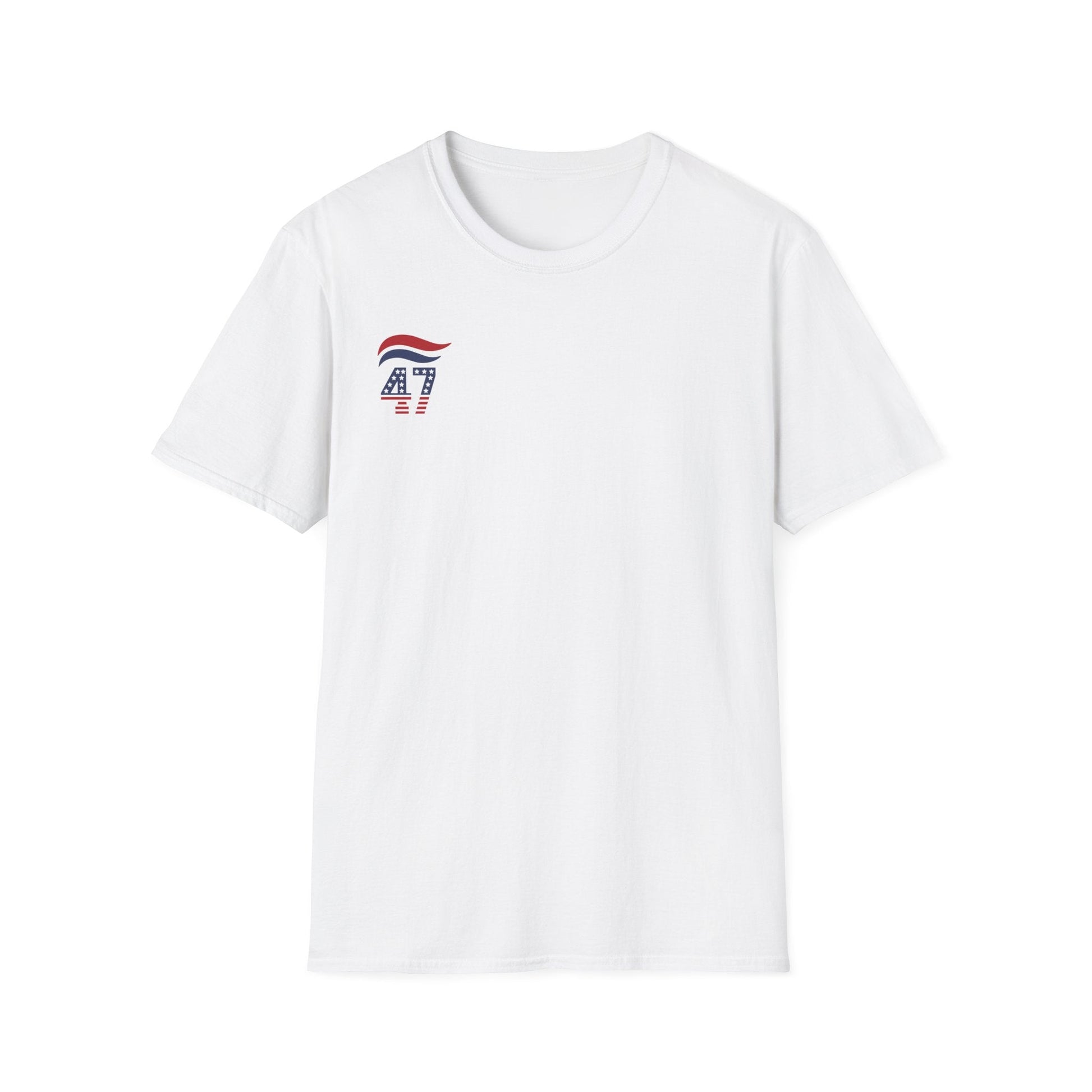 47 Stars and Stripes T-Shirt (Front/Back Design) Red, White & Blue - PatriotDepot.com