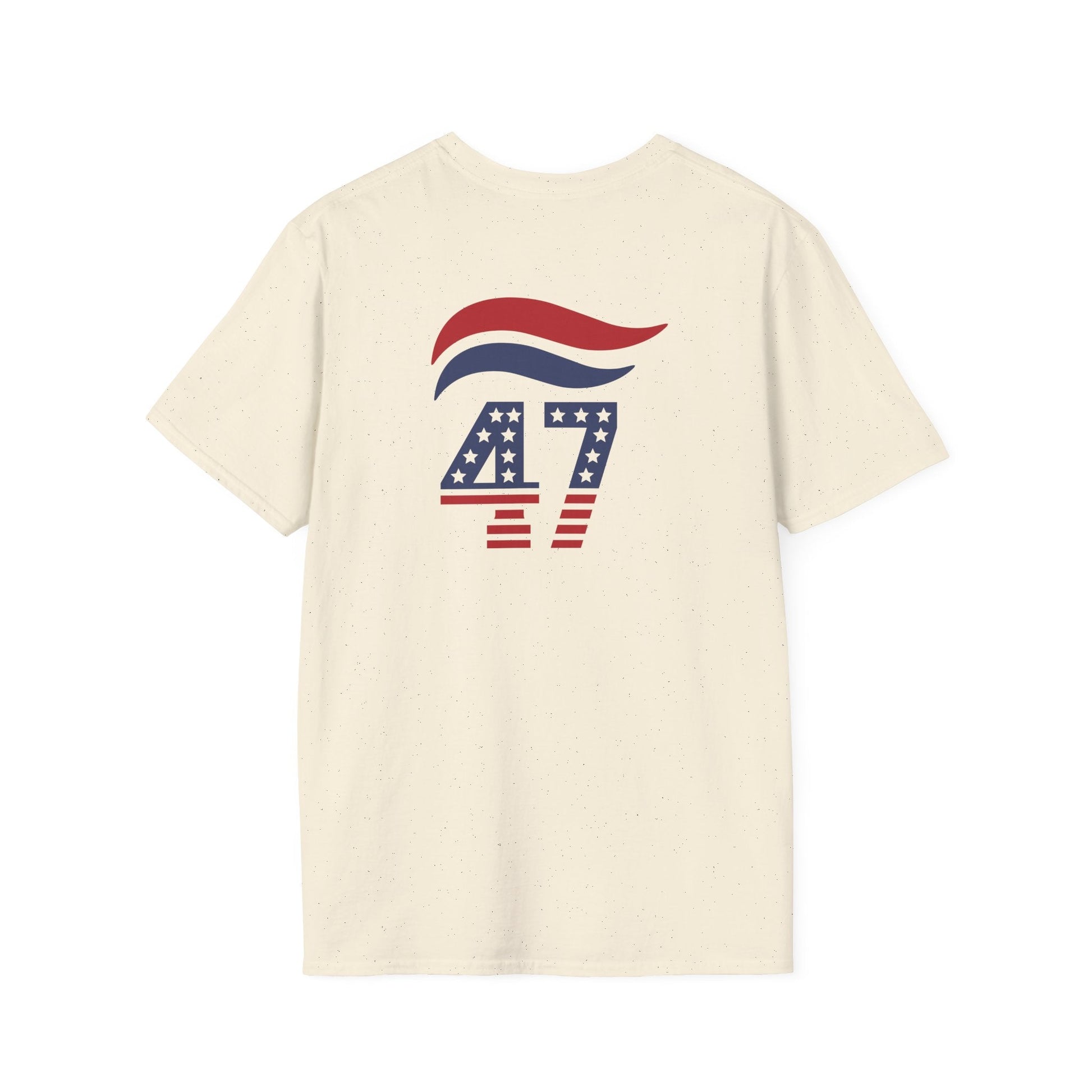 47 Stars and Stripes T-Shirt (Front/Back Design) Red, White & Blue - PatriotDepot.com