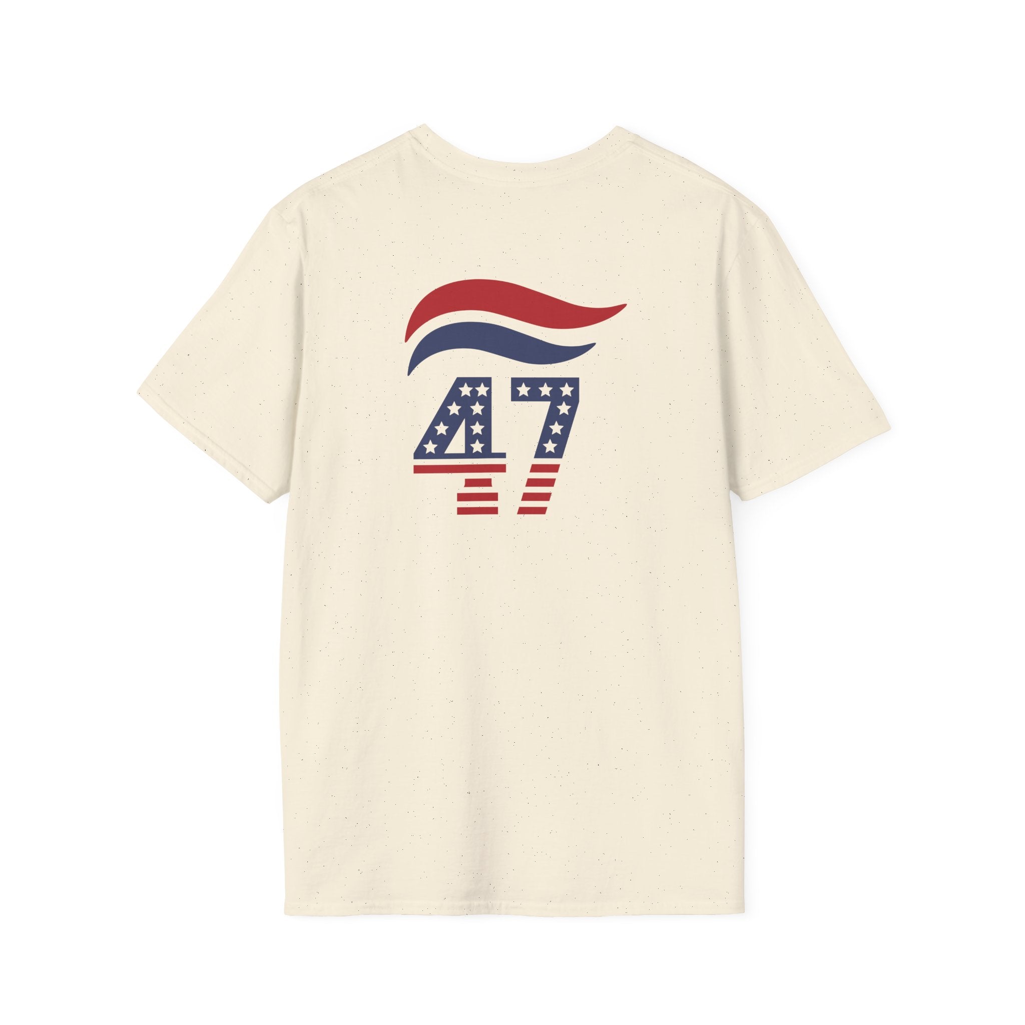 47 Stars and Stripes T-Shirt (Front/Back Design) Red, White & Blue - PatriotDepot.com