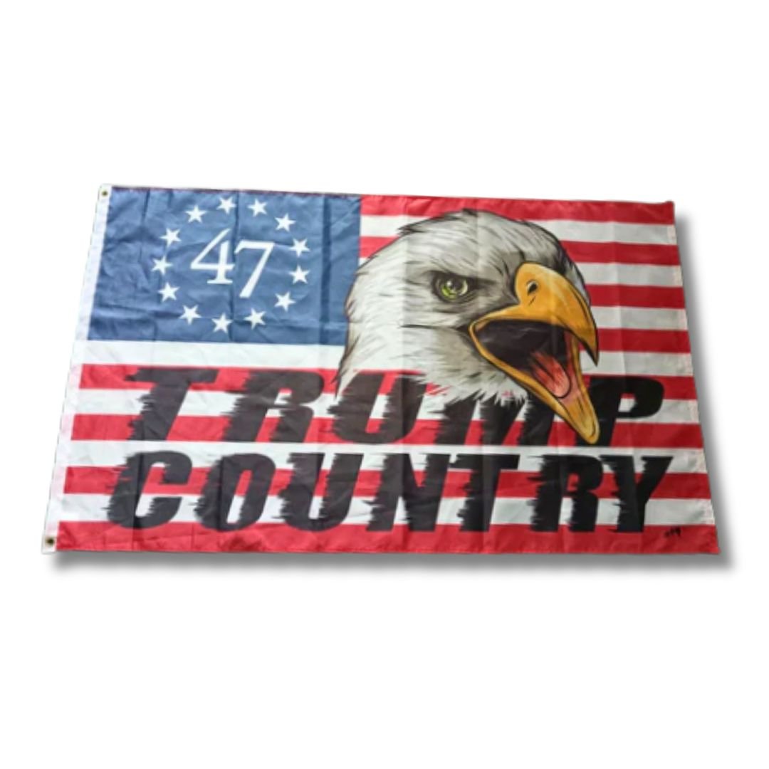 47 Trump Country USA Eagle Flag - PatriotDepot.com