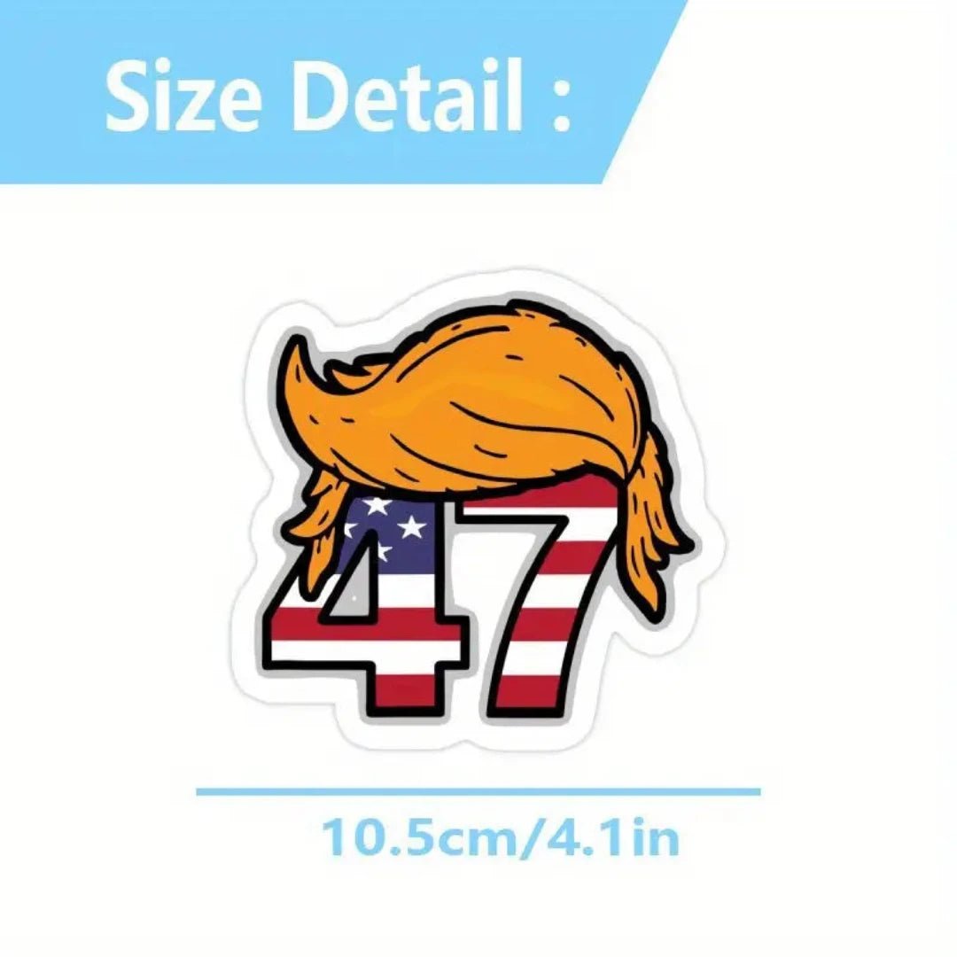 47 Trump Swoop Sticker - PatriotDepot.com