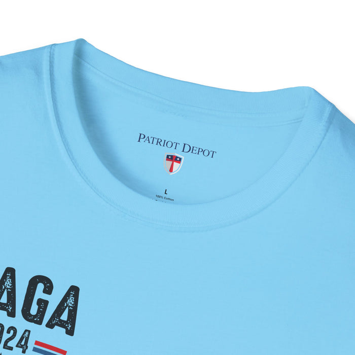 Exclusive MAGA 2024 I'm Voting for the Convicted Felon T-Shirt (Front & Back Design)