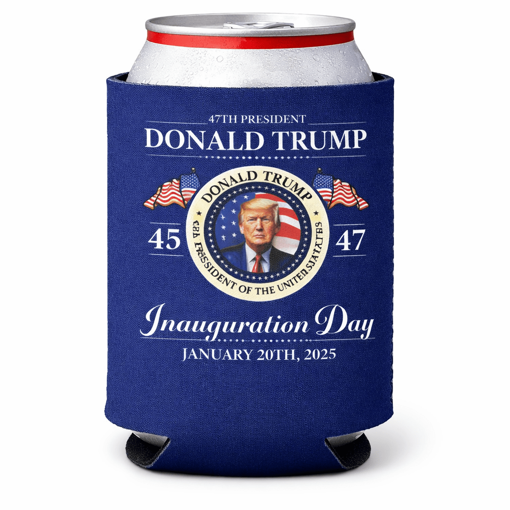47th President Donald Trump Inauguration Day Can Cooler - PatriotDepot.com