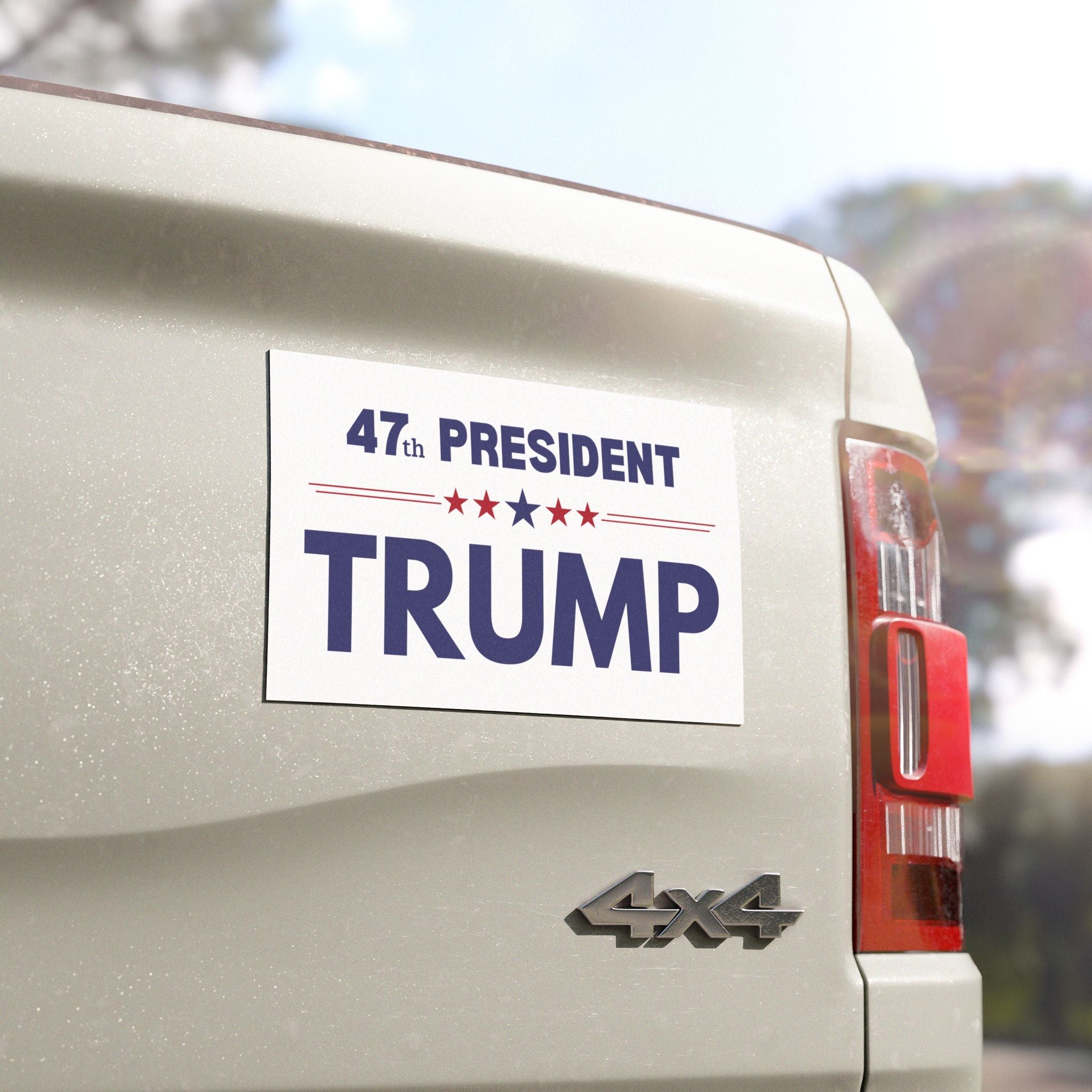 47th President Trump Car Magnet - PatriotDepot.com