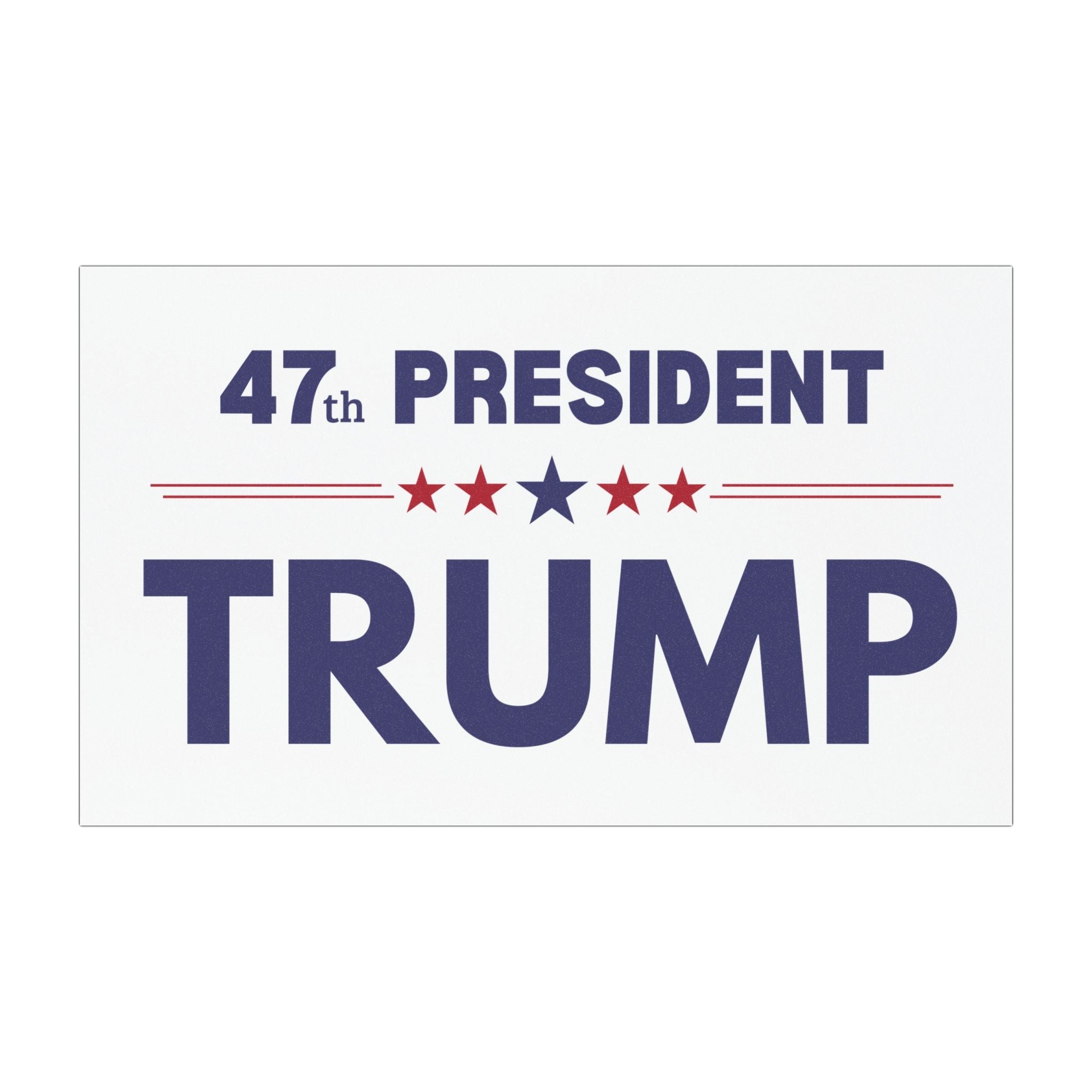 47th President Trump Car Magnet - PatriotDepot.com