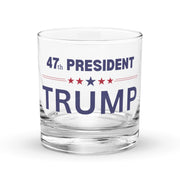47th President Trump Rocks Glass - PatriotDepot.com