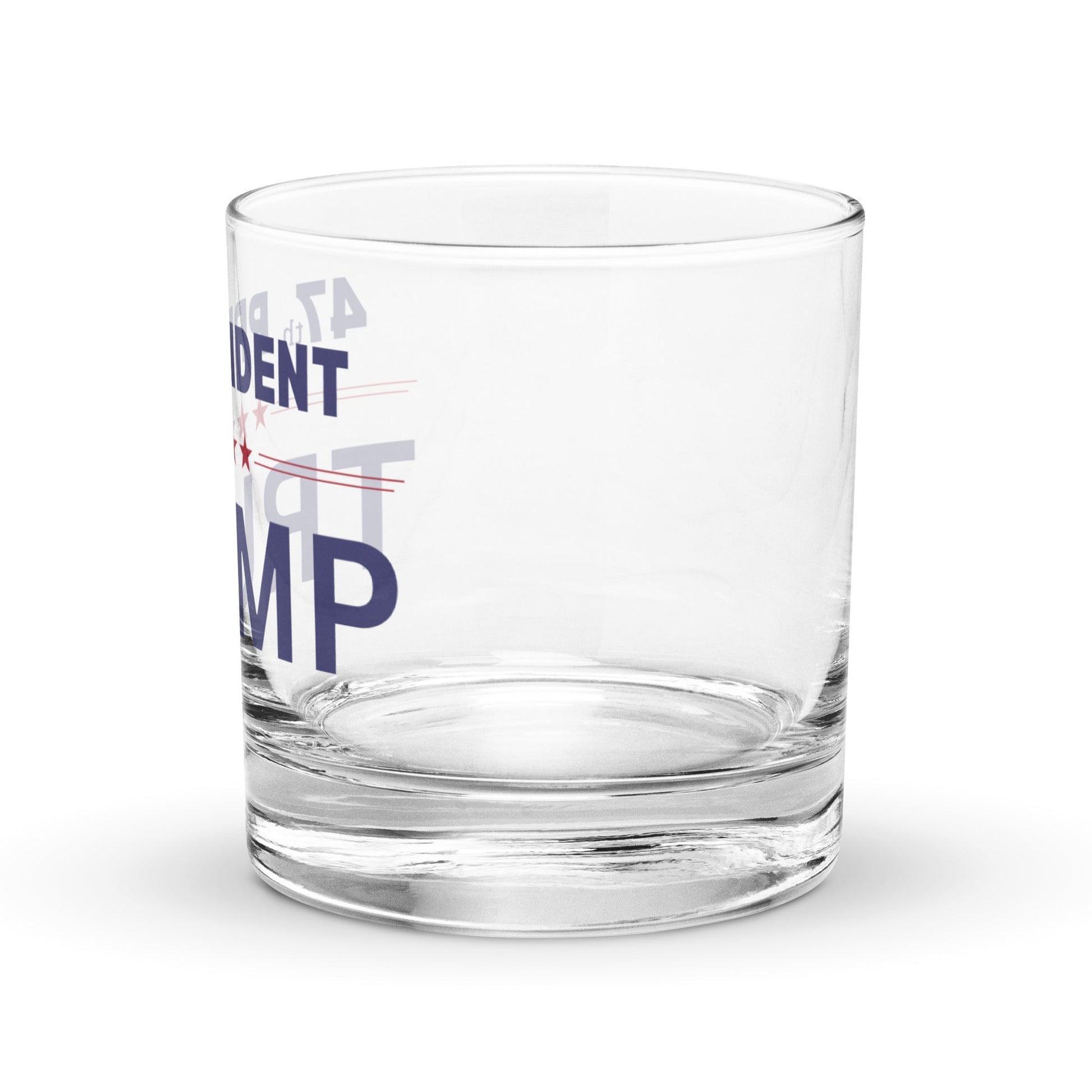 47th President Trump Rocks Glass - PatriotDepot.com
