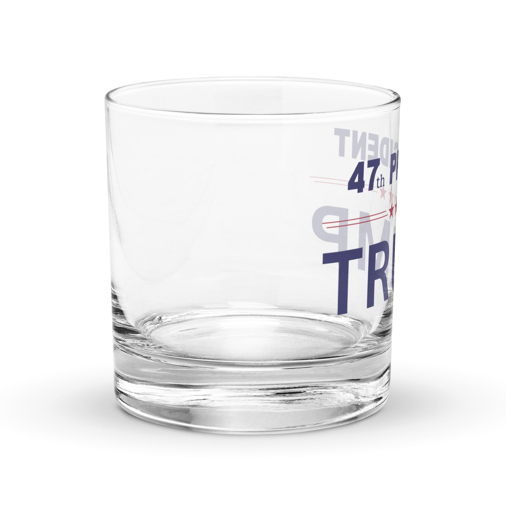 47th President Trump Rocks Glass - PatriotDepot.com
