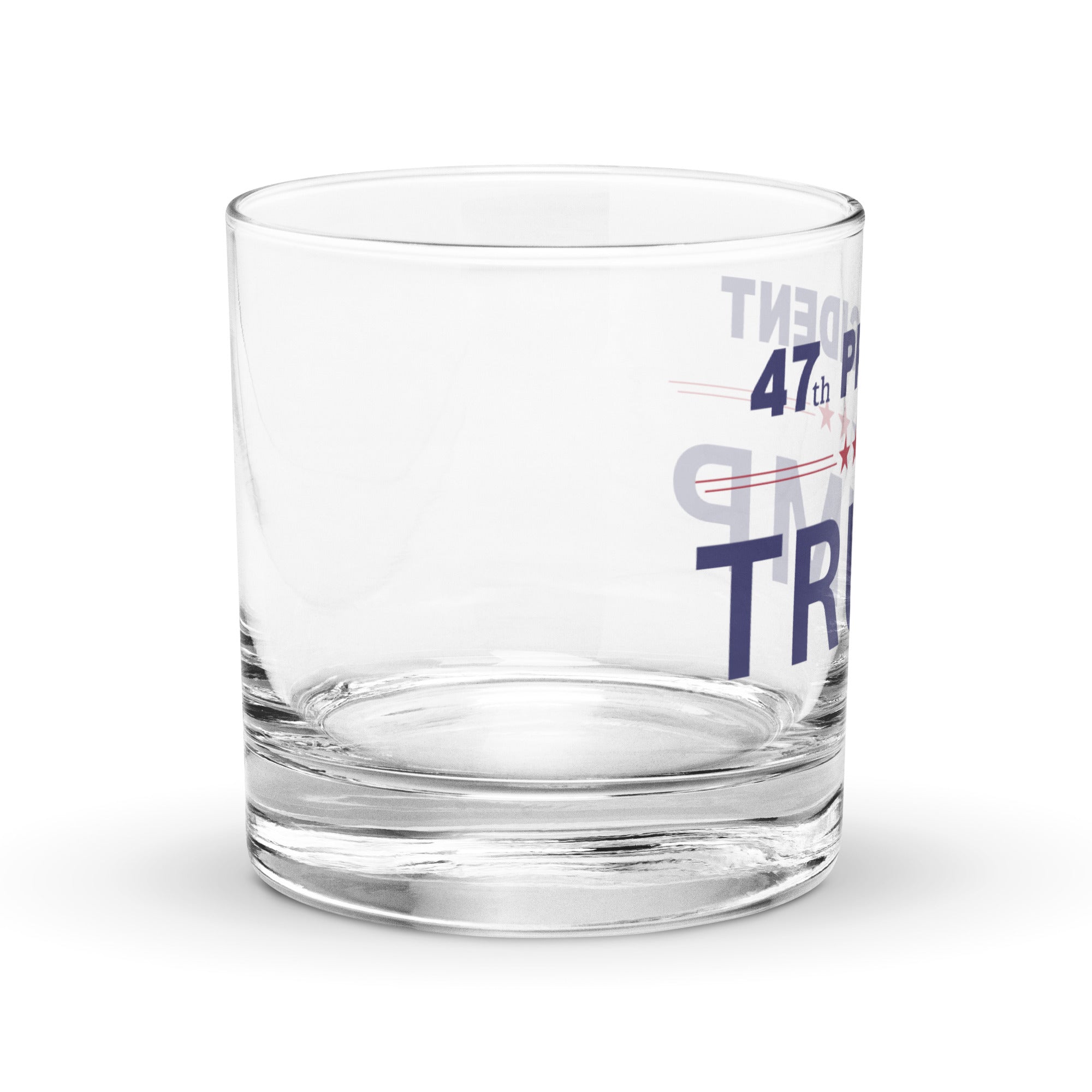 47th President Trump Rocks Glass - PatriotDepot.com