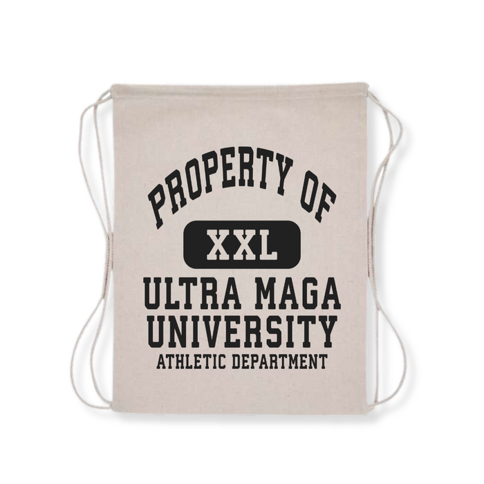 Property of Ultra MAGA University Drawstring Bag (3 Colors)