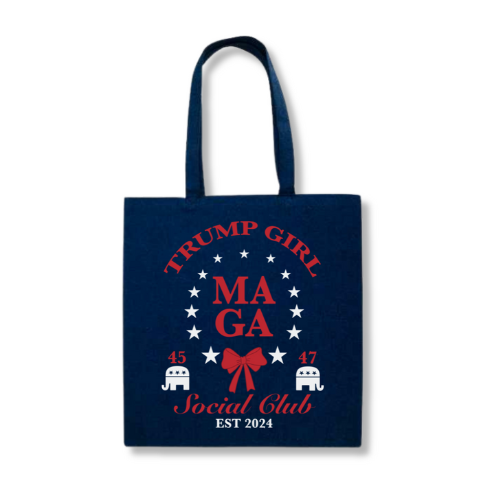 Trump Girl "MAGA Social Club" Tote Bag (3 Colors)