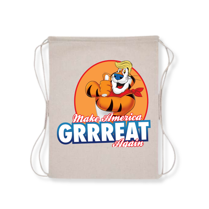 Make America Grrreat Again Drawstring Bag (3 Colors)