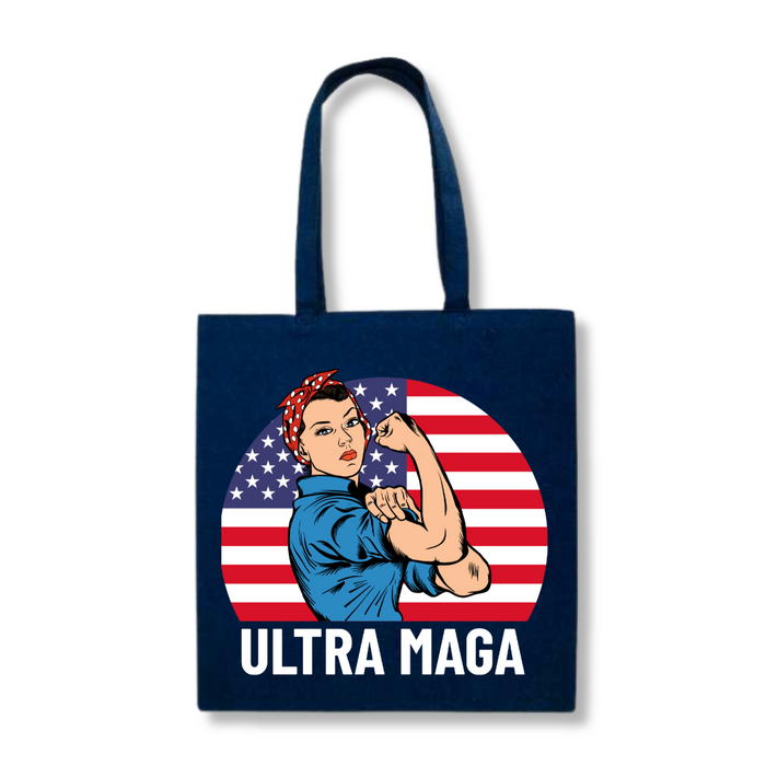 Ultra MAGA "Rosie the Riveter" Tote Bag (3 Colors)