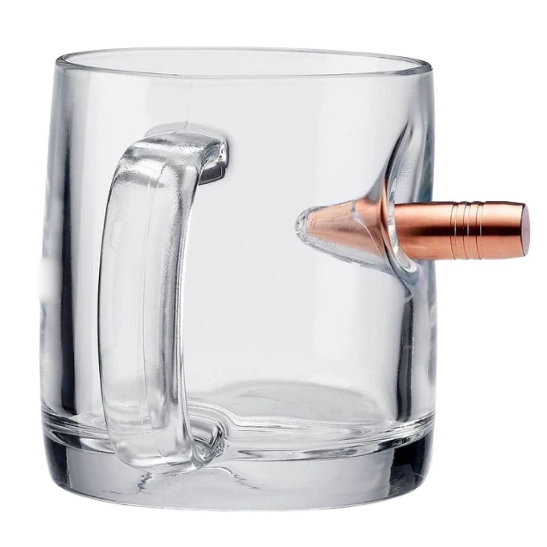 .50 BMG Glass Coffee Mug - PatriotDepot.com