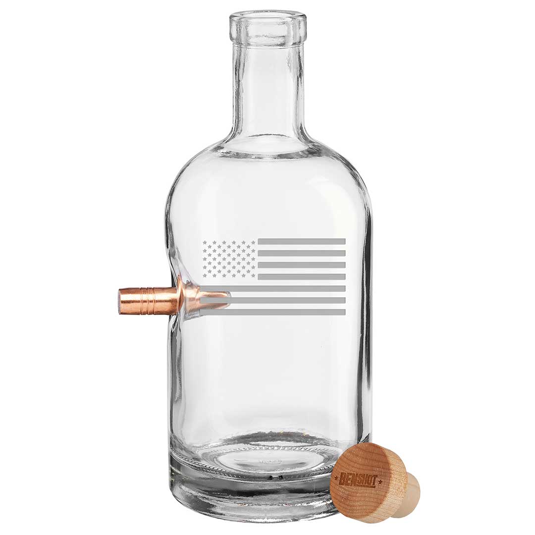 .50BMG American Flag Decanter - 750mL - PatriotDepot.com