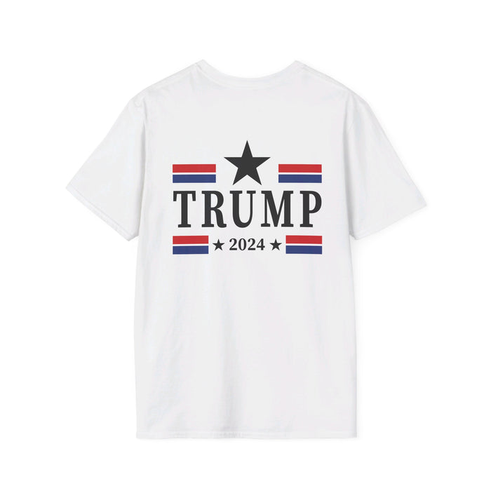 Trump 2024 Star T-Shirt (Front & Back Design)