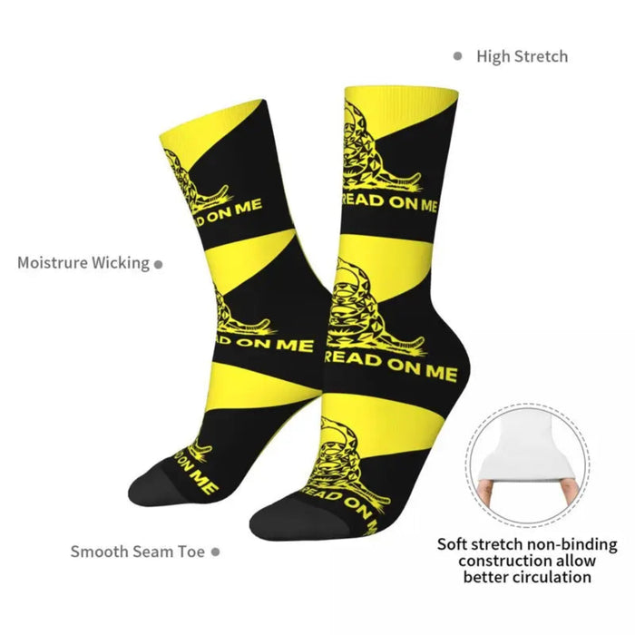 Gadsden "Don't Tread On Me" Knit Socks