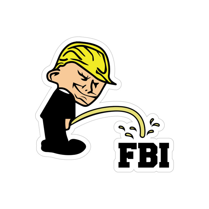 Bad Boy Trump FBI Outdoor Sticker (Die-Cut)